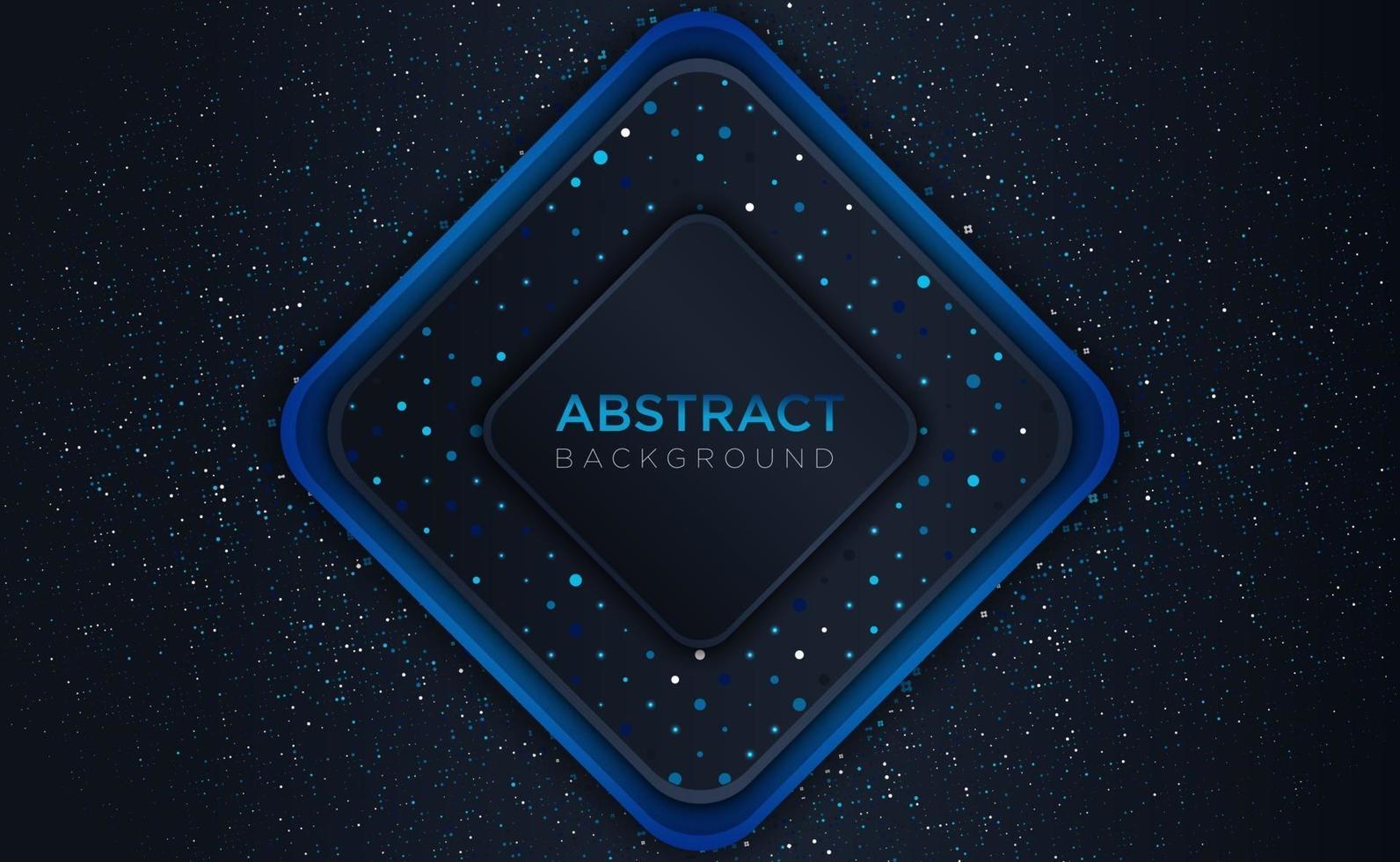 abstract shiny dark blue shape overlap background technology vector