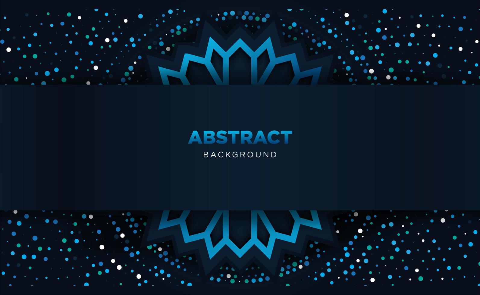 shiny dark blue shape overlap background technology and futuristic vector