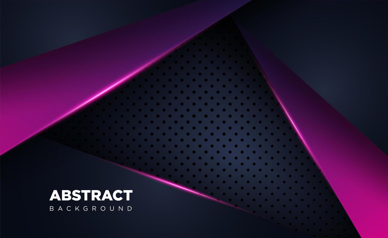 shiny dark black and purple shape overlap background technology vector