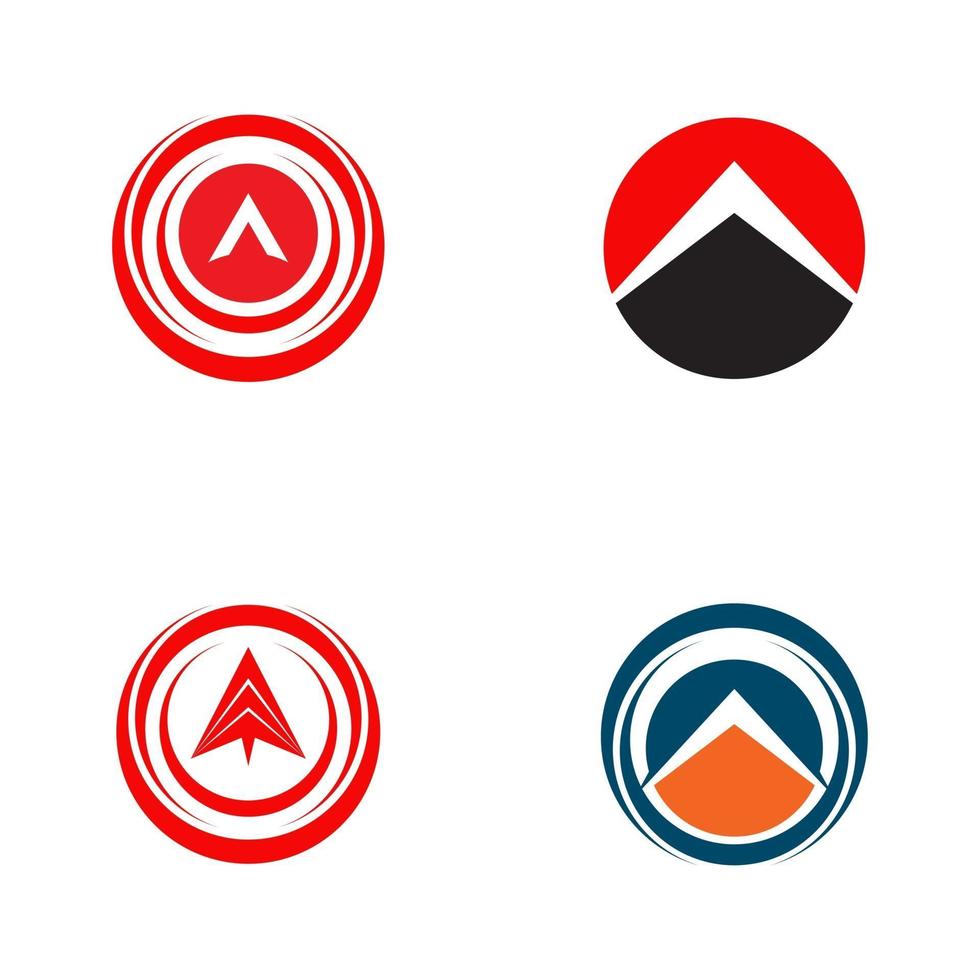 vector de diseño de logotipo de símbolo de icono de flecha