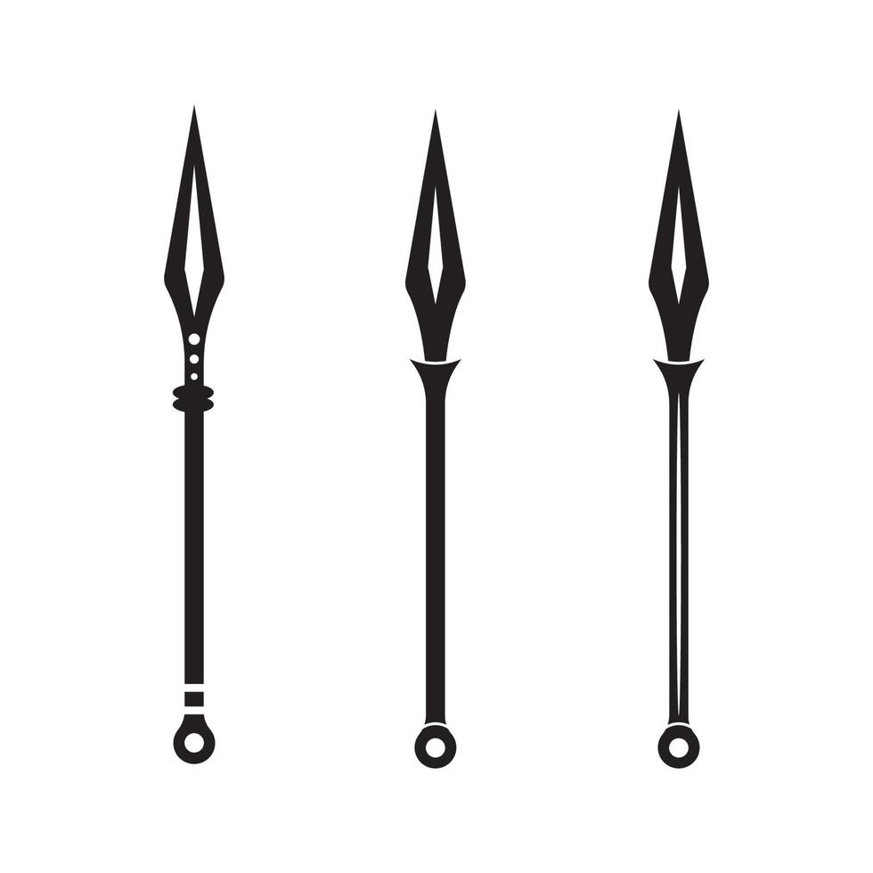 Spear Vector icon design illustration