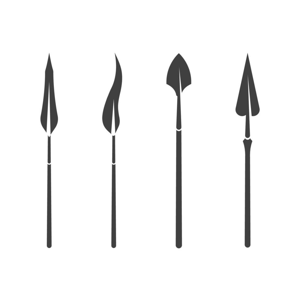 Spear Vector icon design illustration