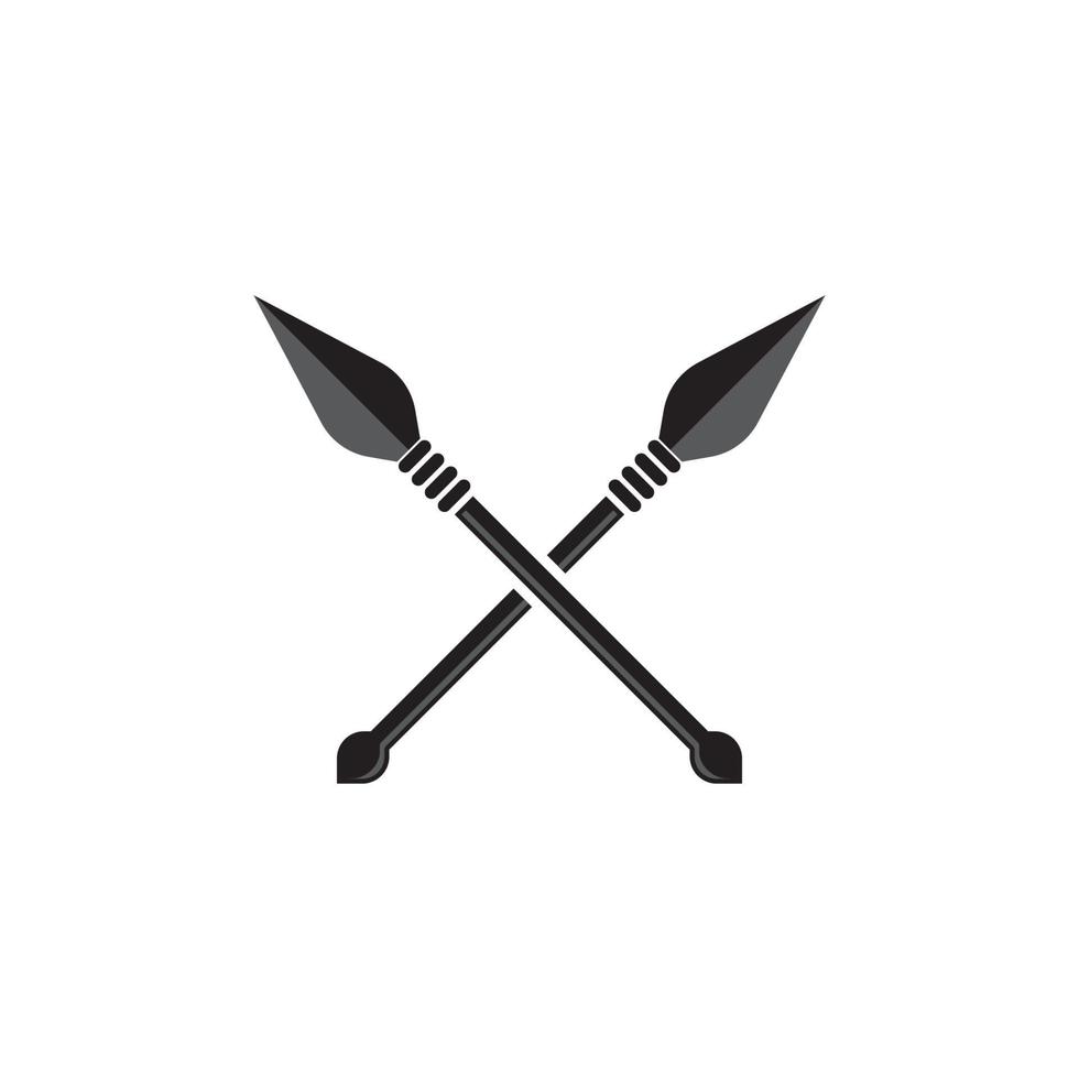 Spear Vector icon design illustration