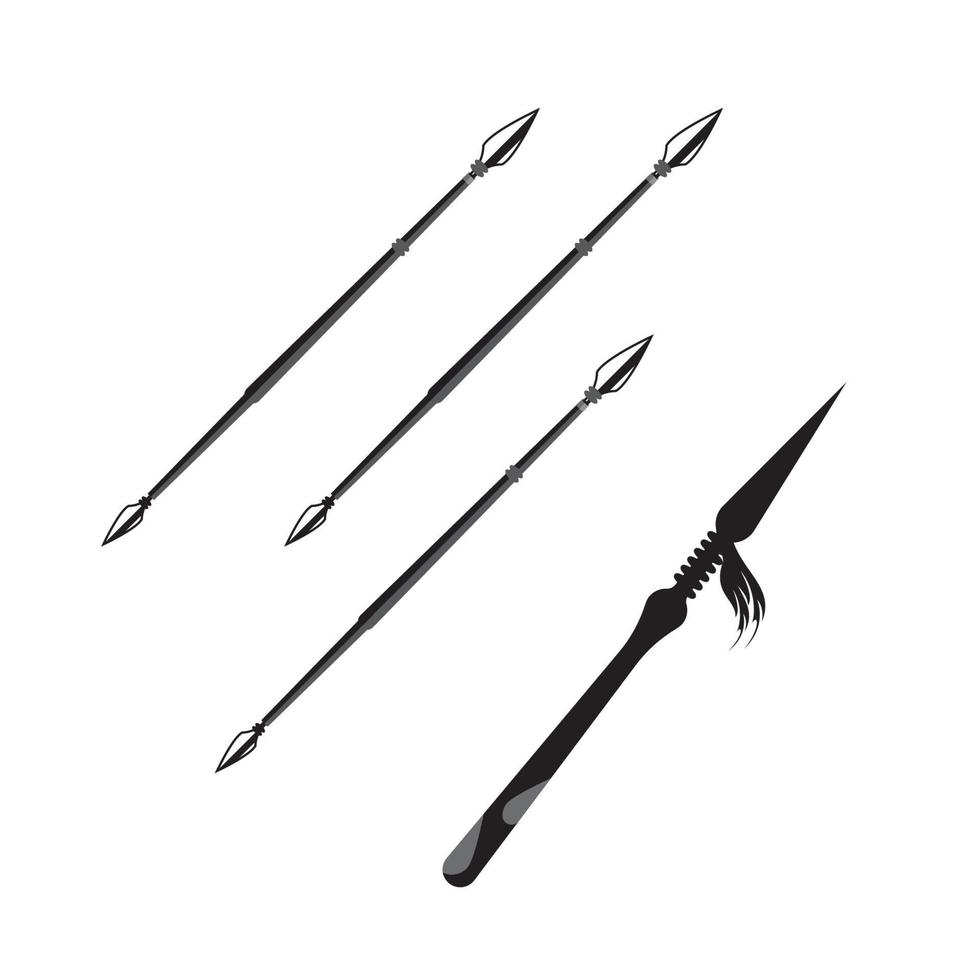 Spear Vector icon design illustration