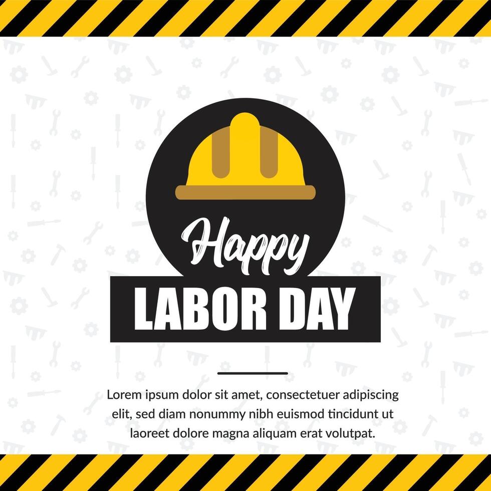 celebration labour day design template vector