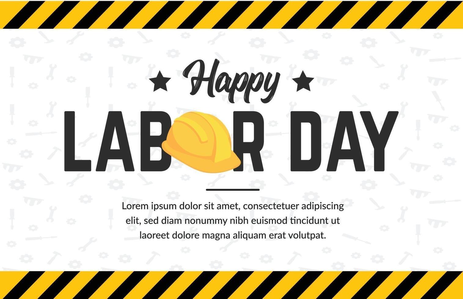 celebration labour day design template vector
