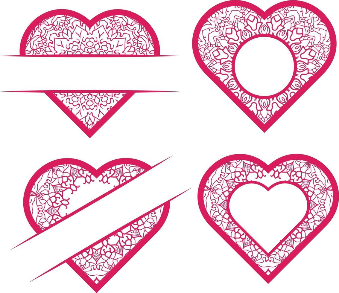 Collection Of Vector Hand Drawn Hearts  Vector