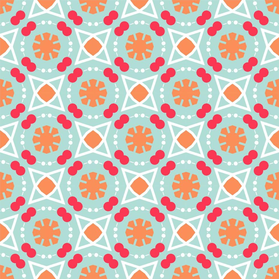 Modern seamless ornament. Abstract pattern shape design vector