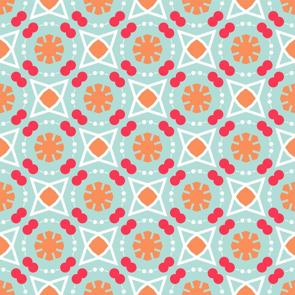 Modern seamless ornament. Abstract pattern shape design vector