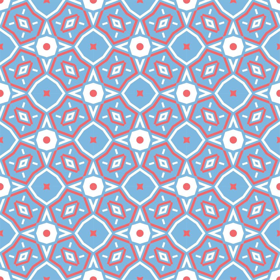 Modern seamless ornament. Abstract pattern shape design vector