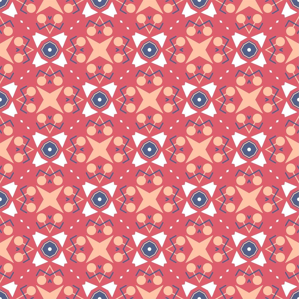 Modern seamless ornament. Abstract pattern shape design vector