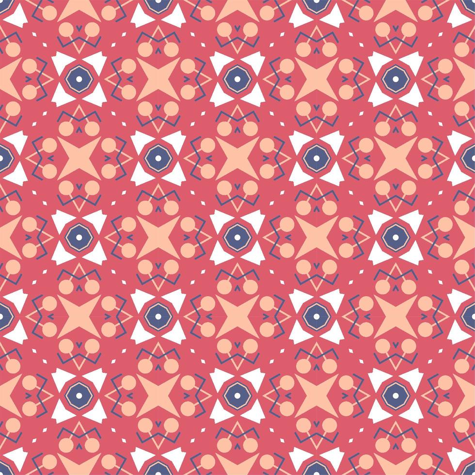 Modern seamless ornament. Abstract pattern shape design vector