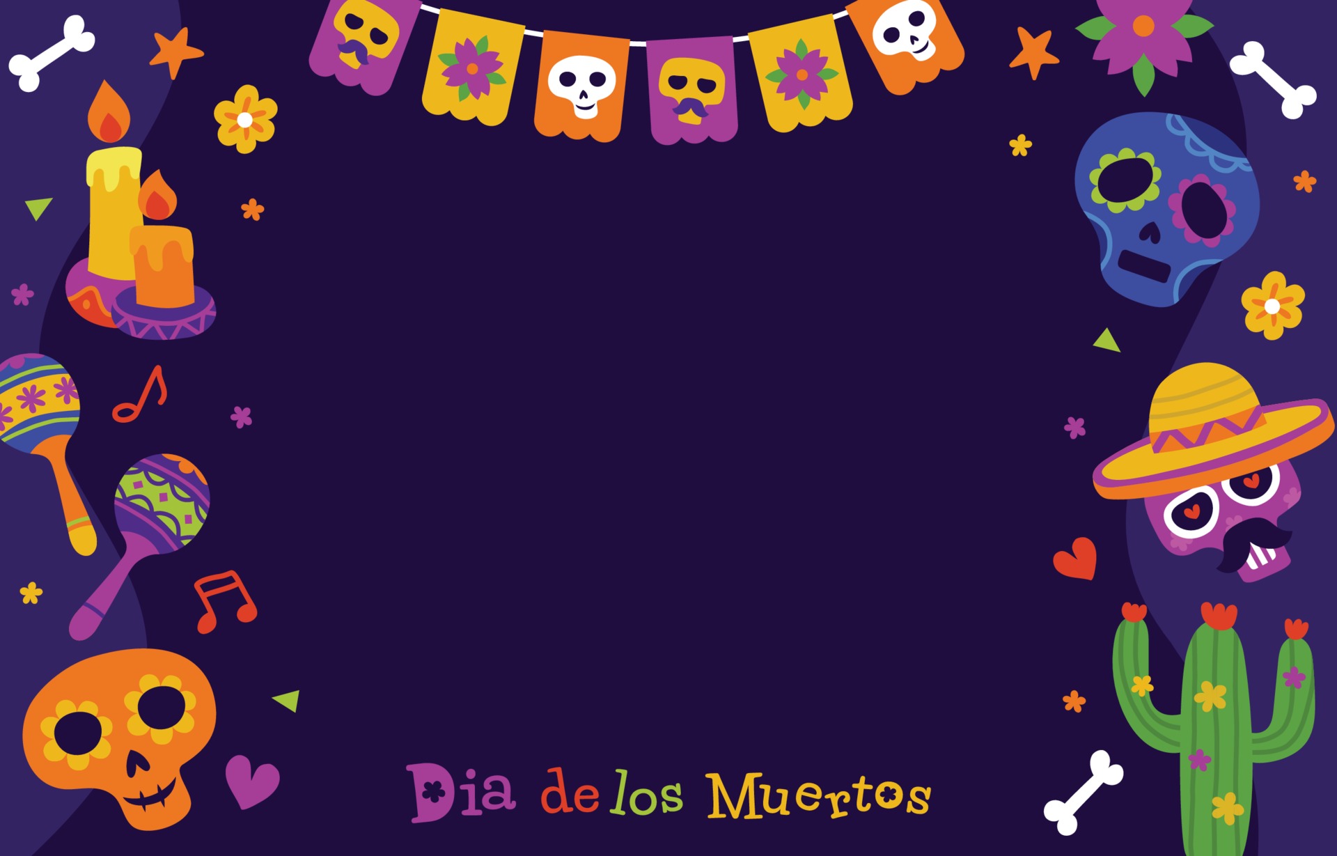 Day of The Death Background 3317974 Vector Art at Vecteezy