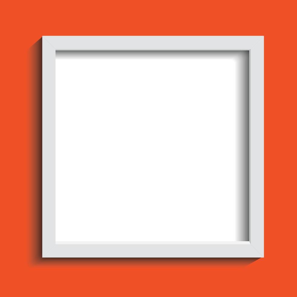Photo Frame On Wall vector