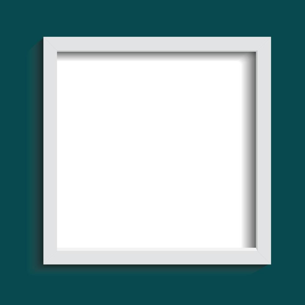 Photo Frame On Wall vector