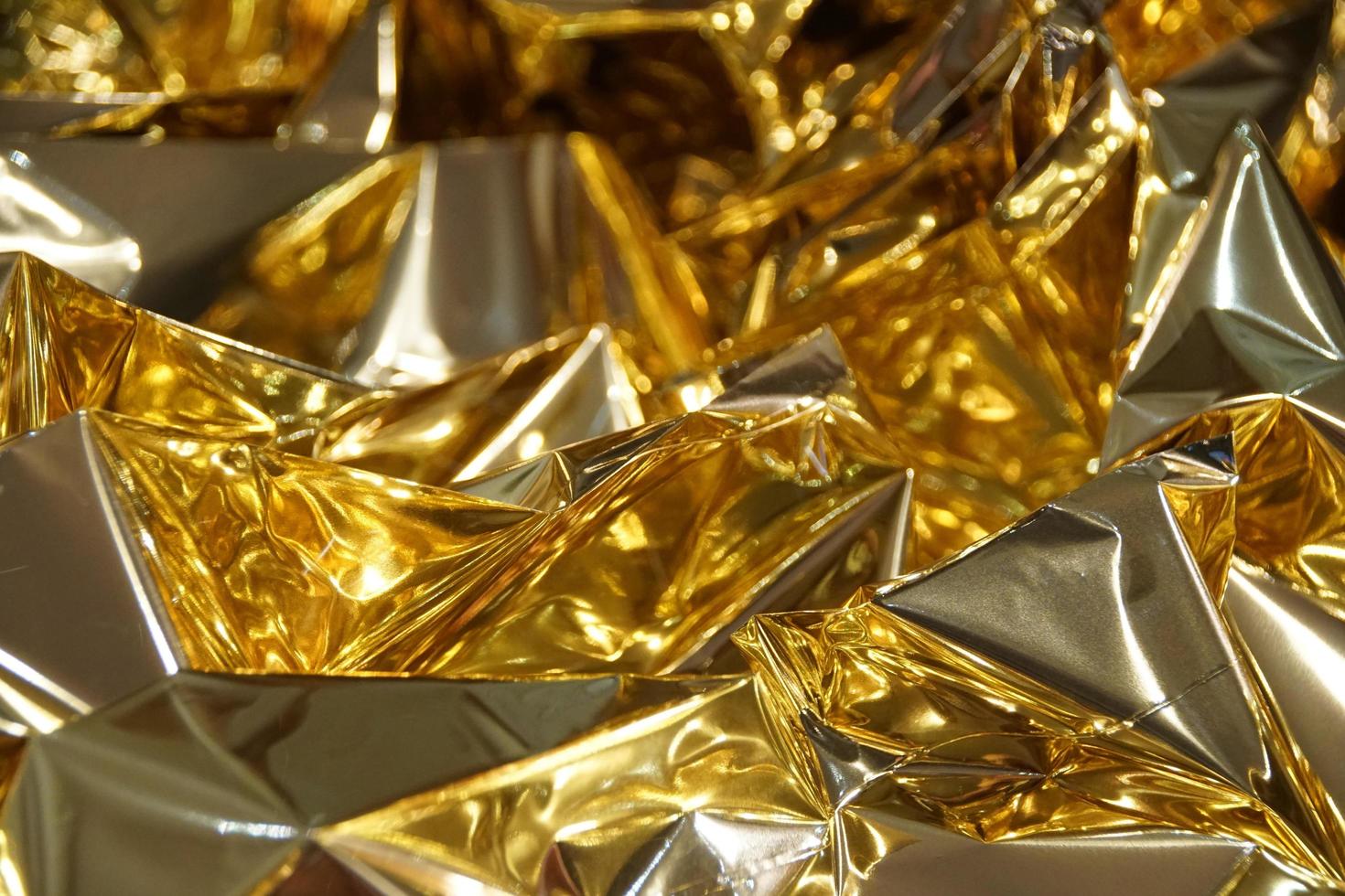 Beautiful resplendent gold surface photo