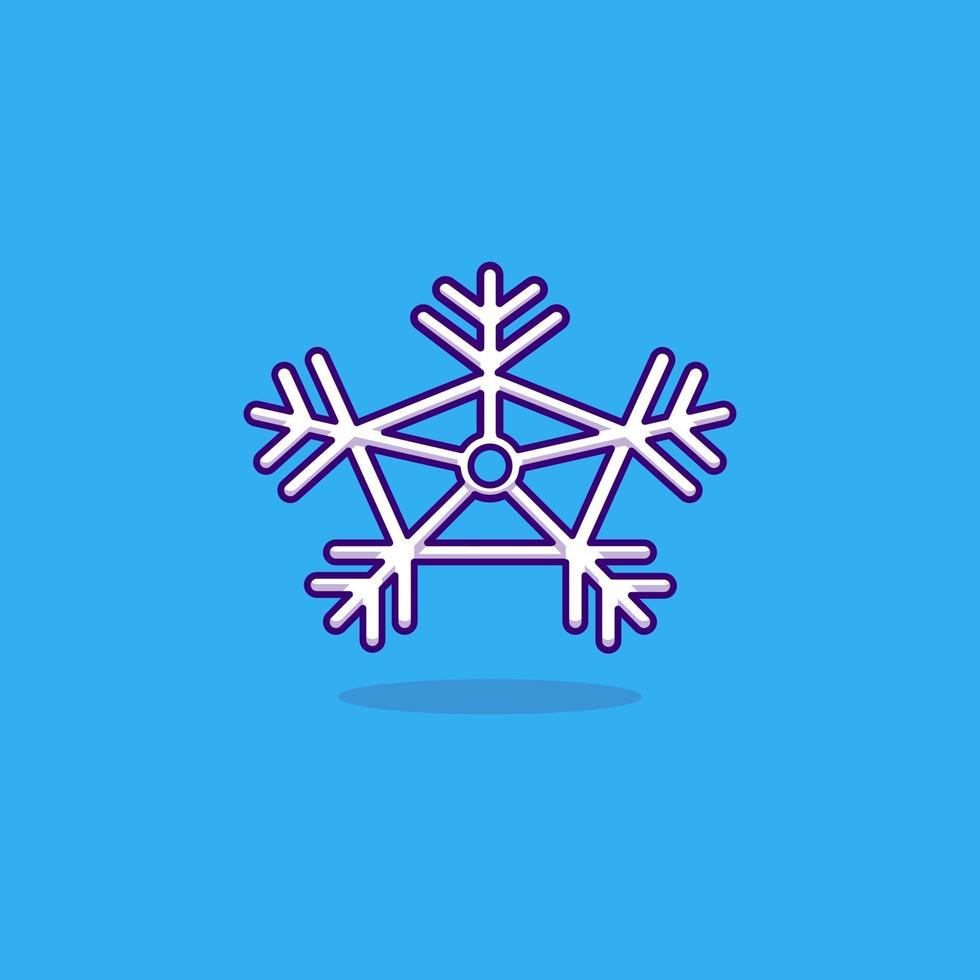 Snow icon or logo isolated sign symbol vector illustration