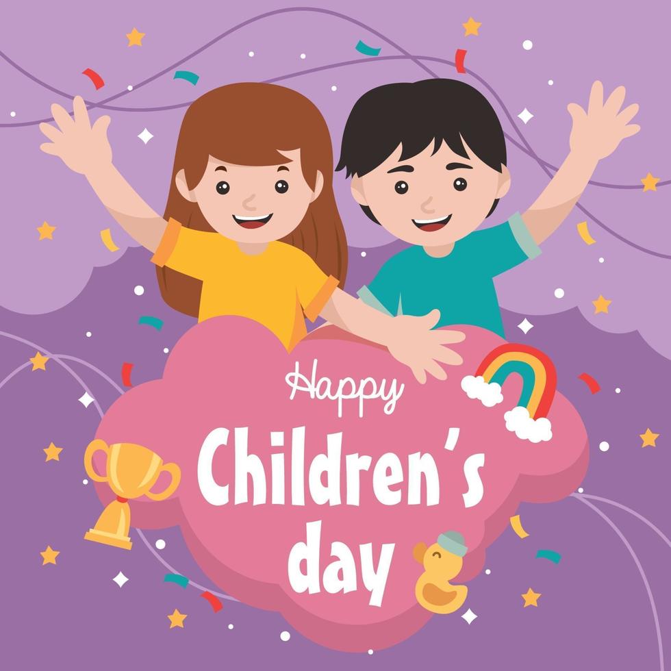 Happy Children's Day Concept vector