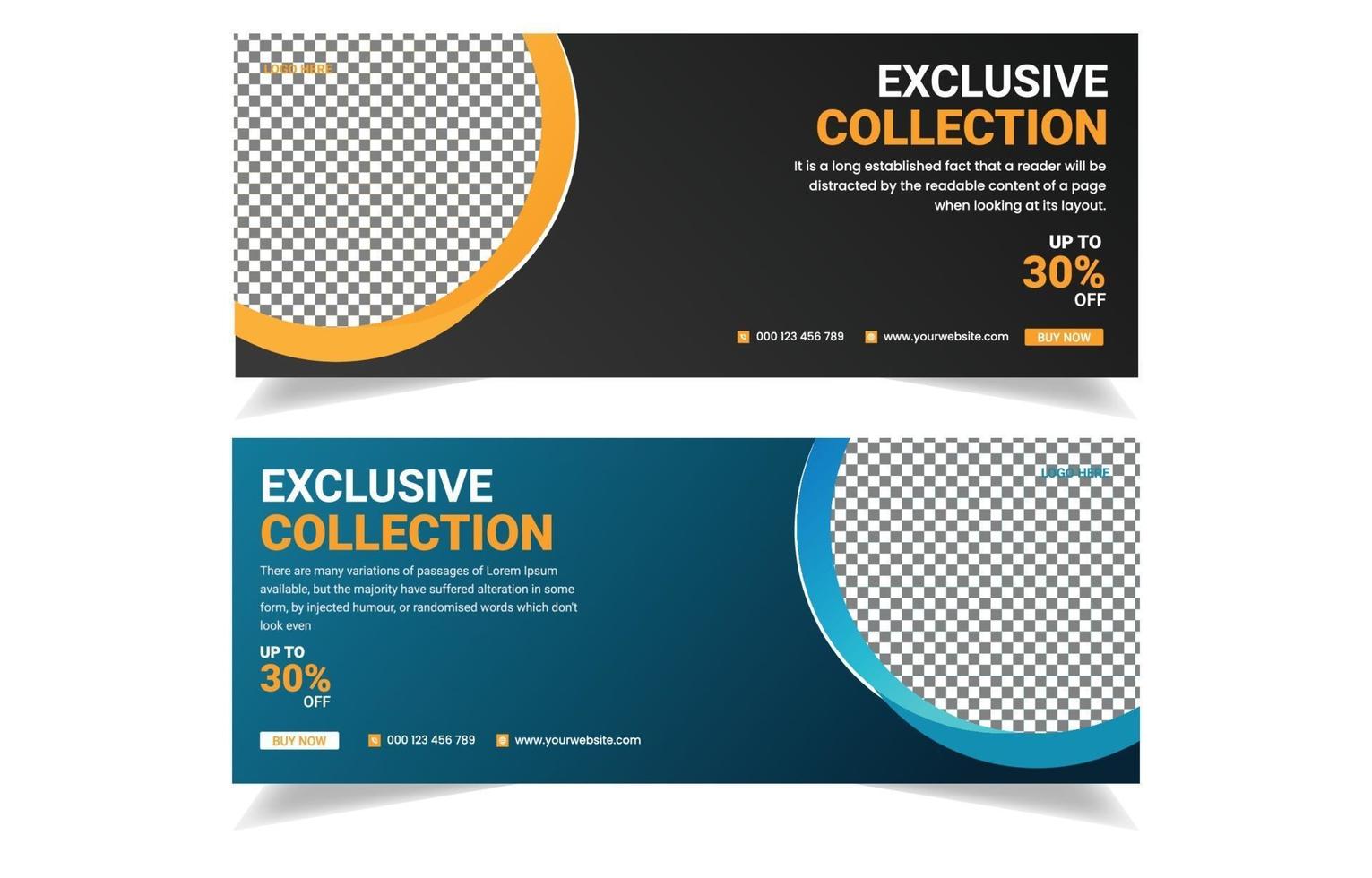 Creative web cover template. vector