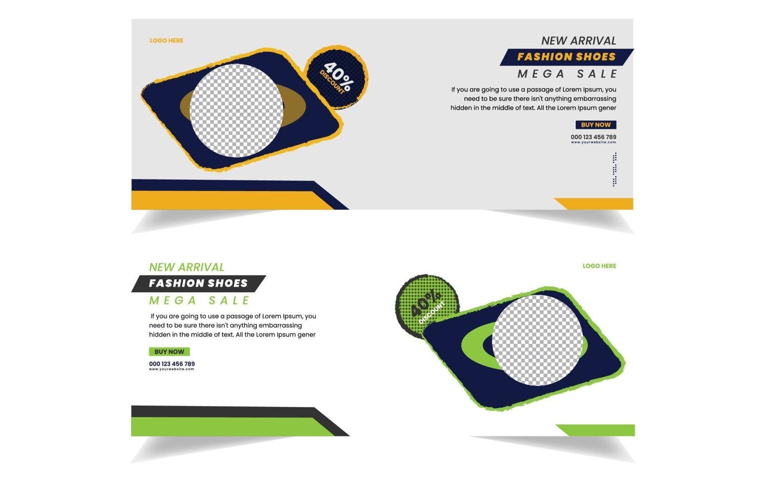 Creative web cover template. vector