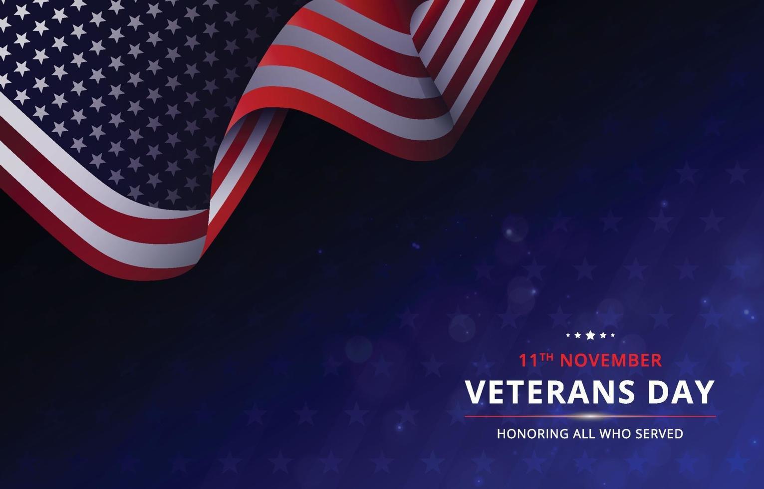 Veterans Day Background vector