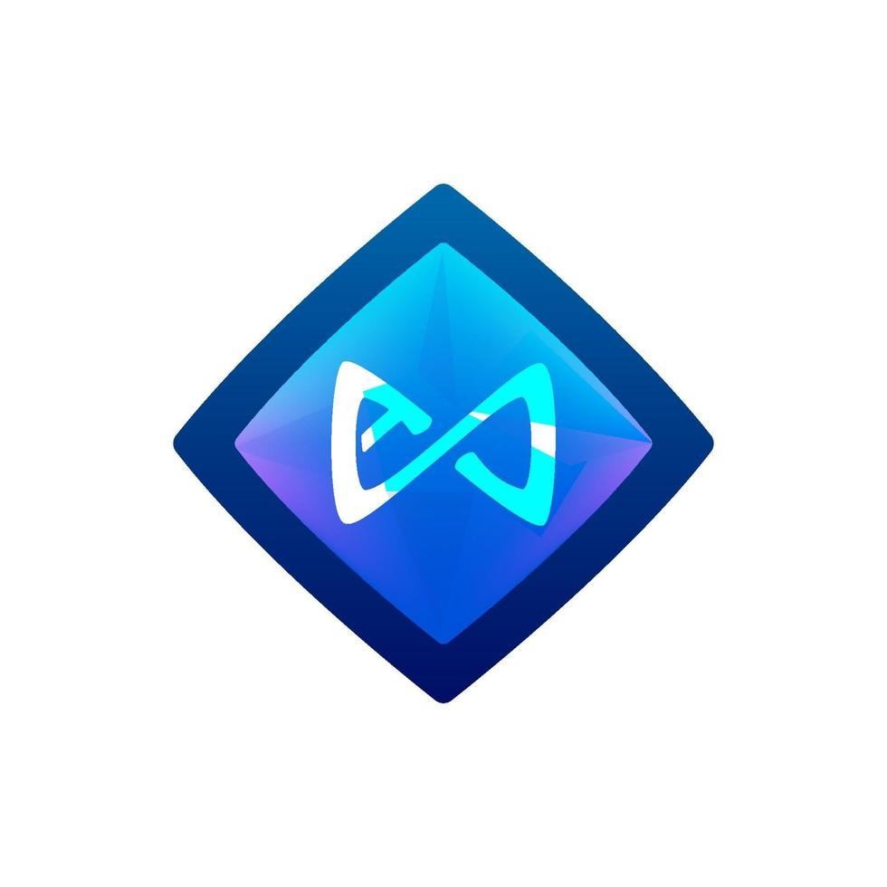 Axie Infinity AXS token symbol isolated on white background. vector