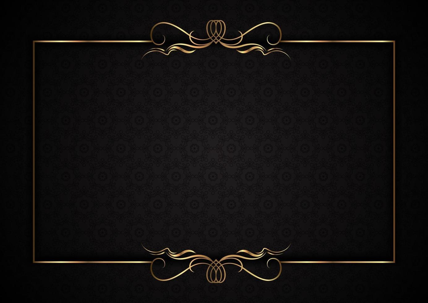 elegant gold frame background 2107 3321782 Vector Art at Vecteezy