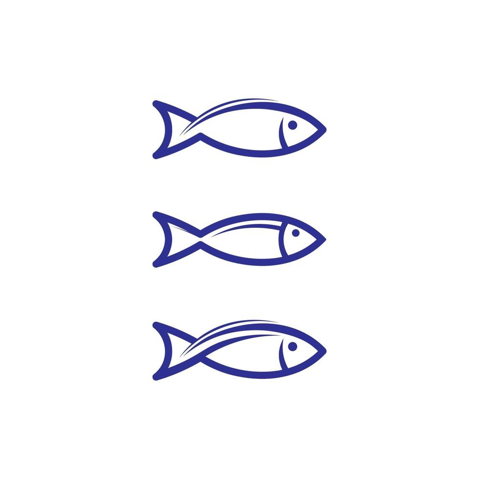 plantilla de logotipo de pez pez arowana pez beta y animal acuático vector