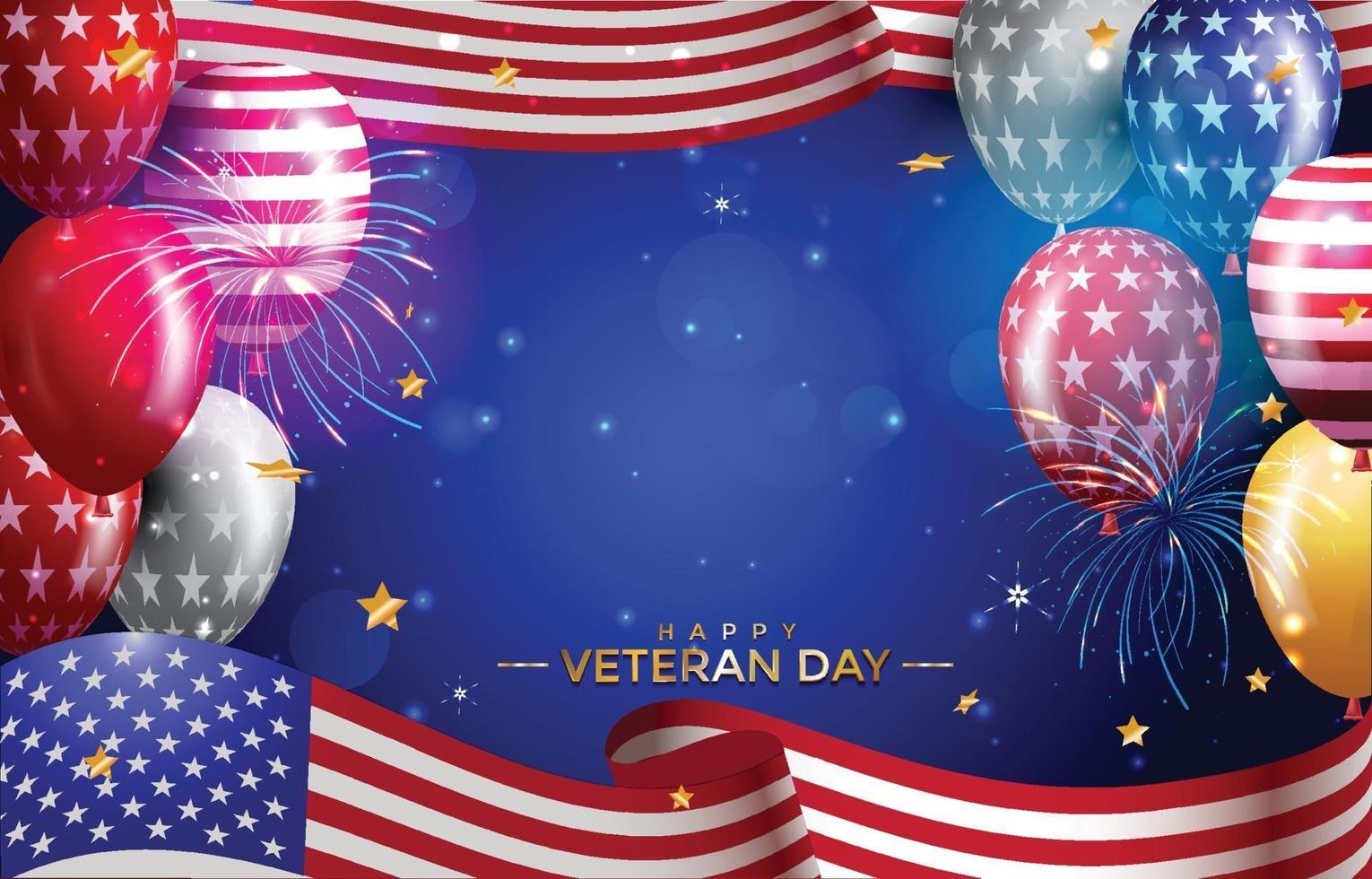Veterans Day Background vector