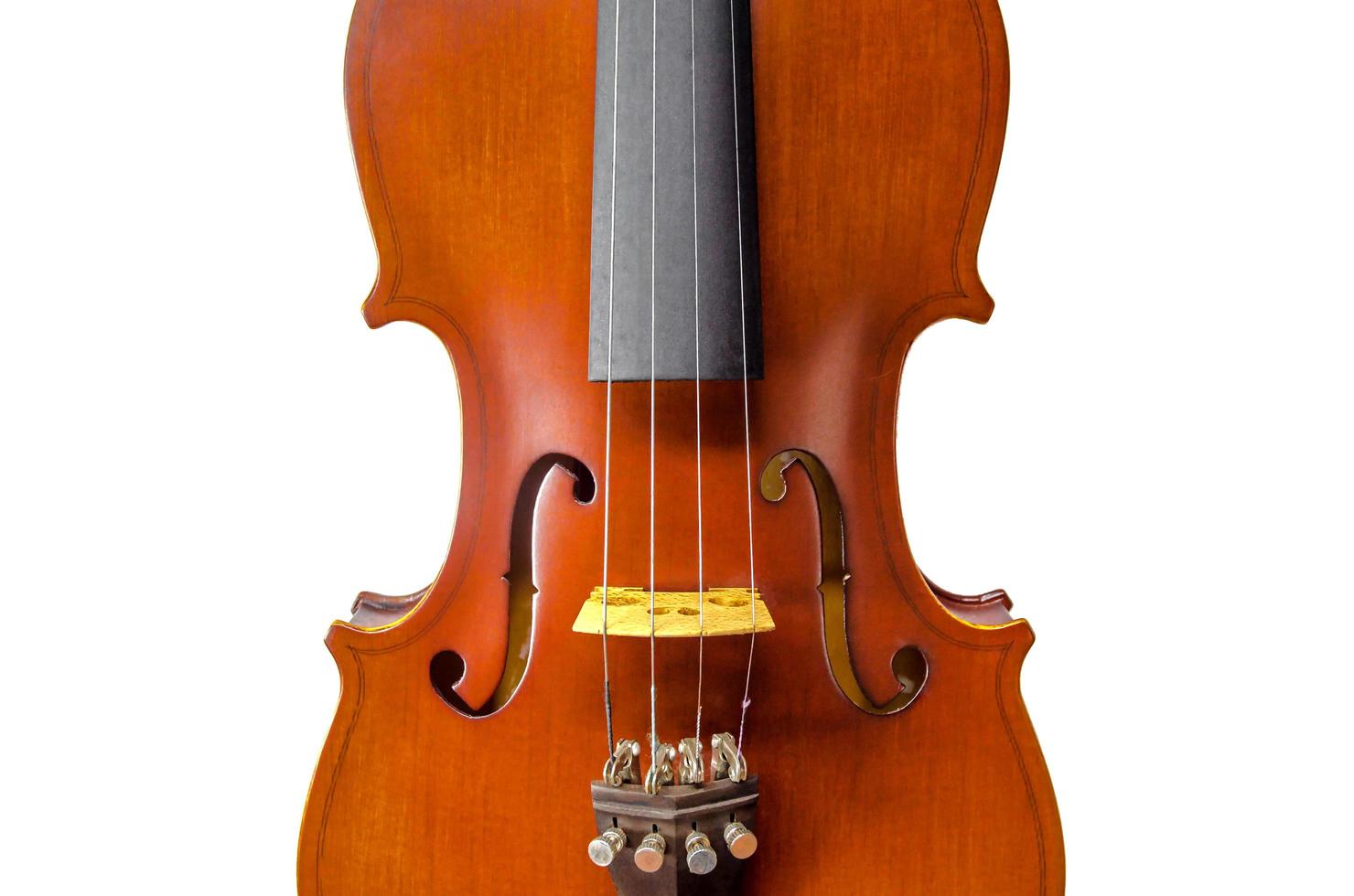 The violin on the table, Close up of violin on the wooden floo photo