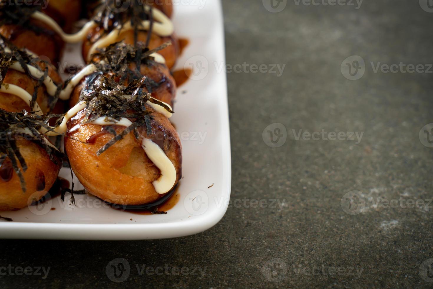 bolas de takoyaki o bolas de pulpo foto