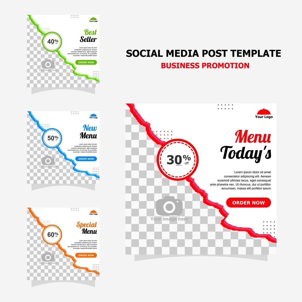 Social media post for your business promotion style nineteen vector