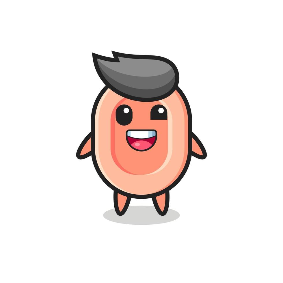 illustration of an soap character with awkward poses vector