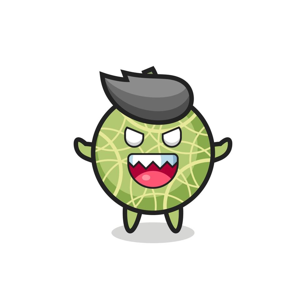 illustration of evil melon fruit mascot character 3326710 Vector Art at Vecteezy