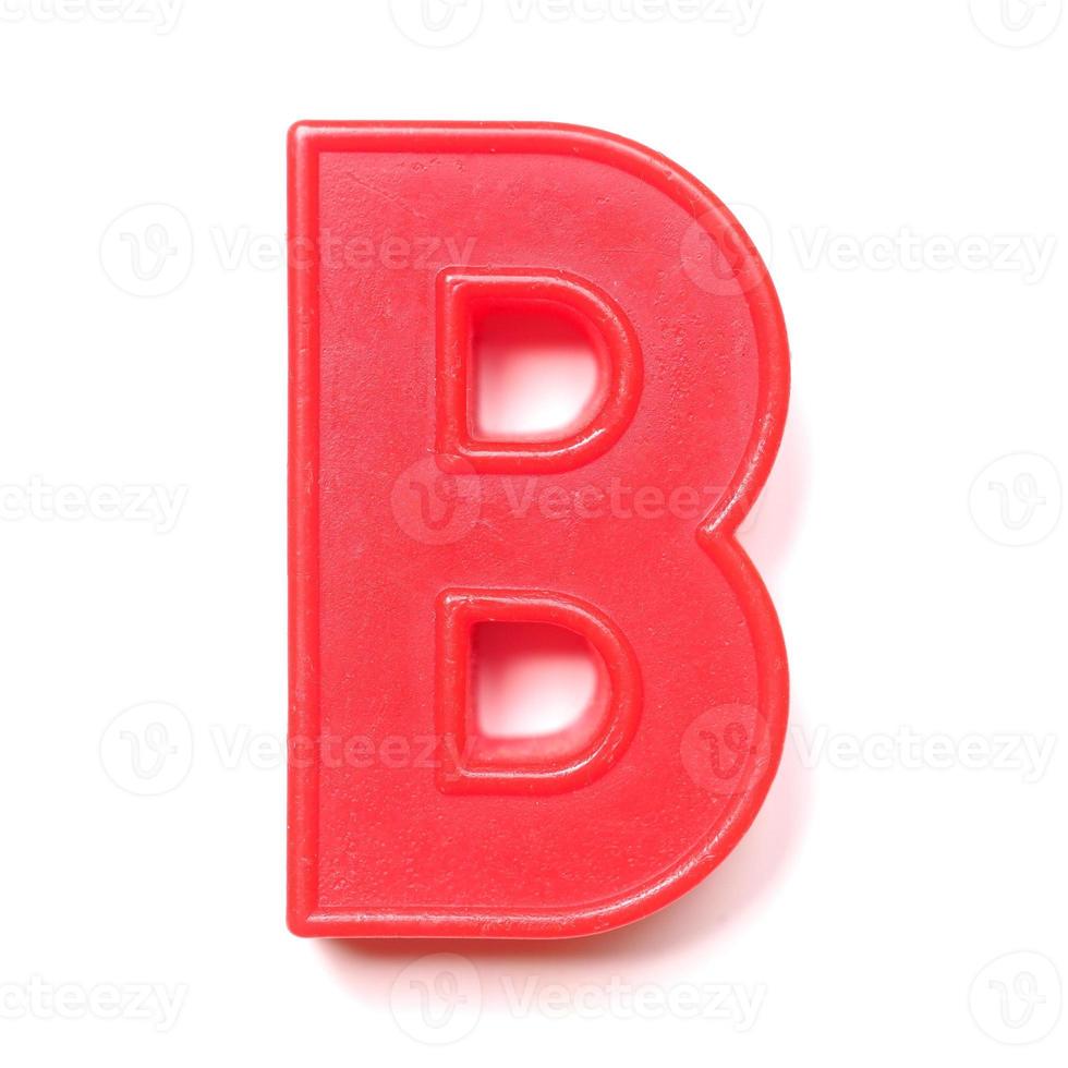 Magnetic uppercase letter B photo