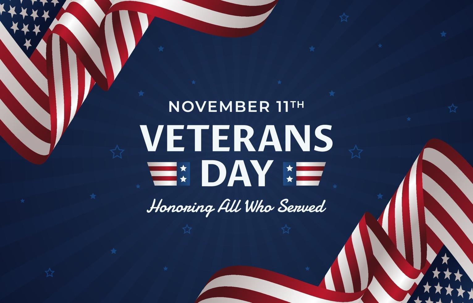 Veterans Day Background vector