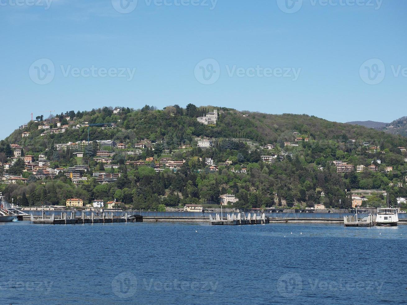 vista del lago como foto