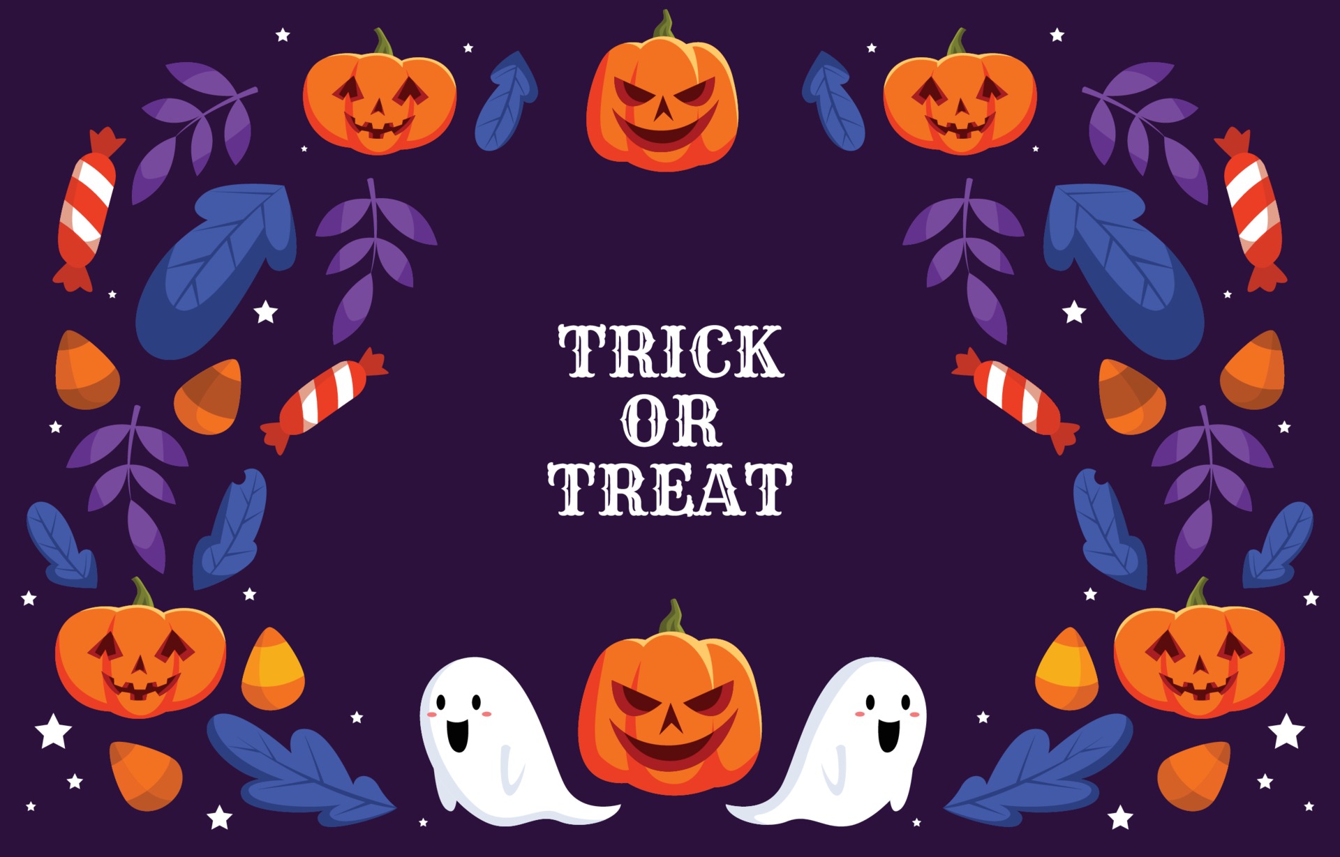 Amazon.com : Yeele 7x5ft Halloween Background for Photography Trick Or Treat  Rascal Pumpkin Monster Horror Night Photo Background Party Banner Kids Boy  Girl Children Adult Portrait Shoot Studio Props Wallpaper : Electronics