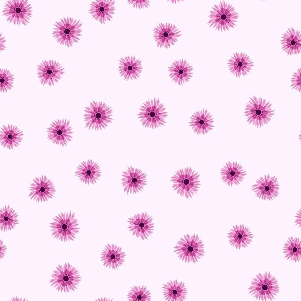 delicado estampado floral sin costuras tela de flores de jardín de colores de moda vector