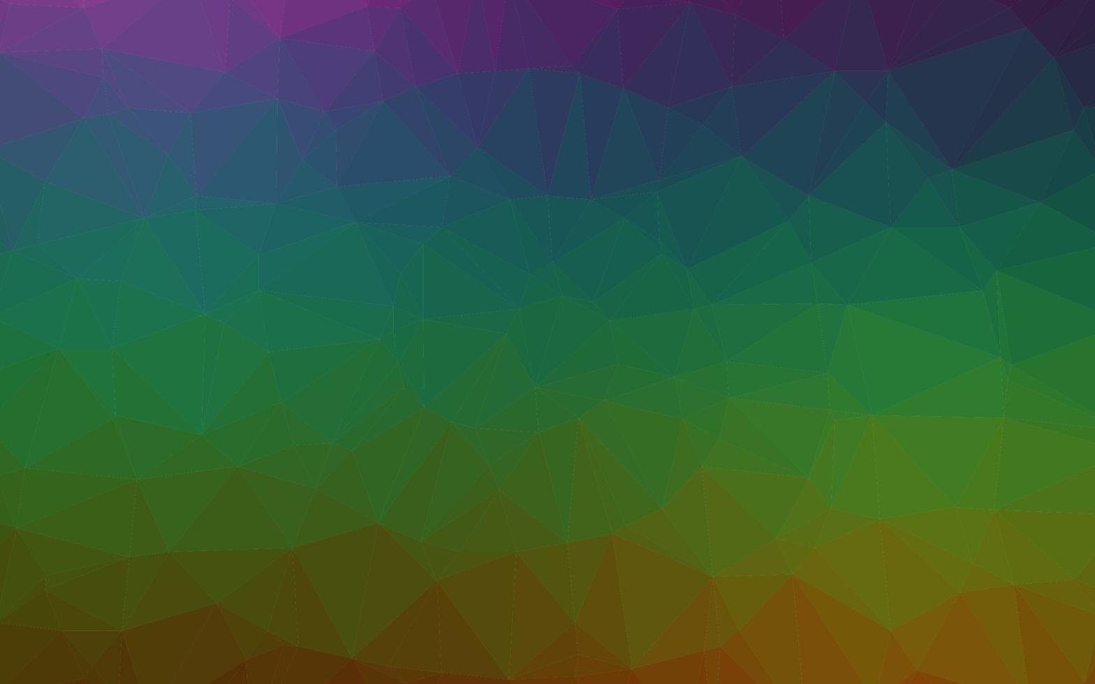 Dark Multicolor, Rainbow vector polygonal template.