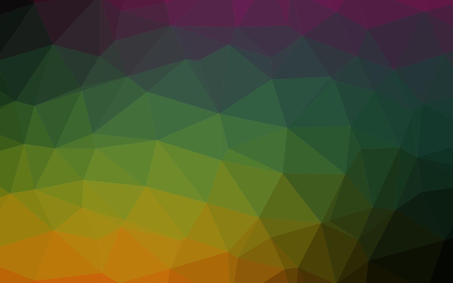 Dark Multicolor, Rainbow vector abstract mosaic background.