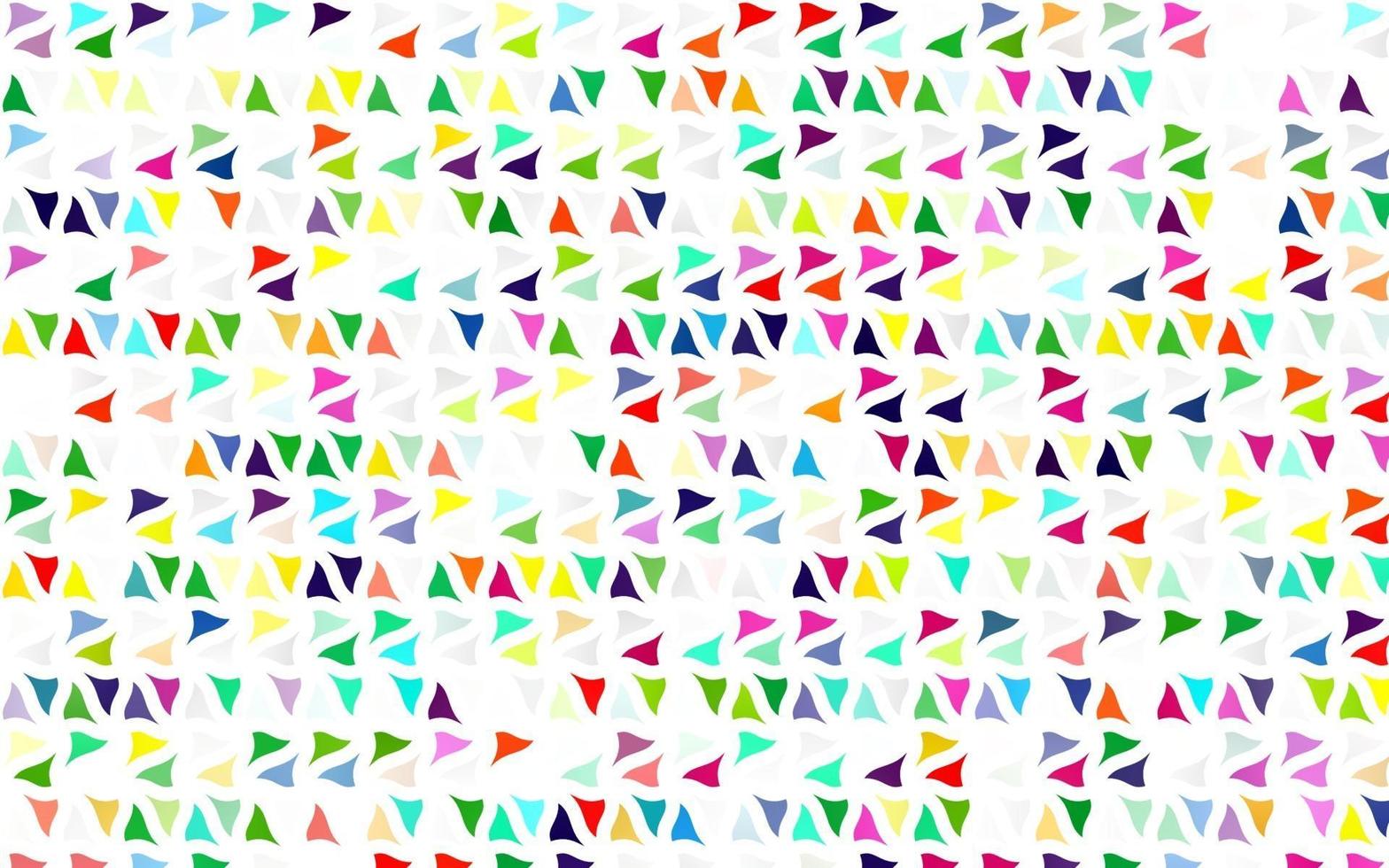 Light Multicolor, Rainbow vector cover in polygonal style.