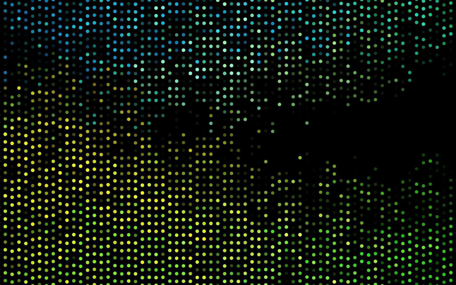 Dark Green, Yellow vector pattern with spheres.