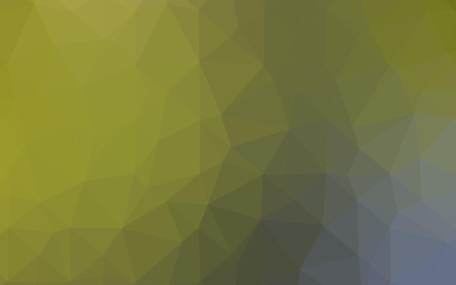 Light Green, Yellow vector low poly layout.