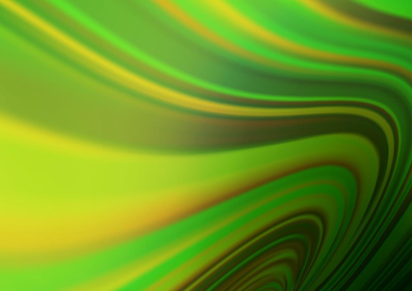 Light Green, Yellow vector blurred bright background.