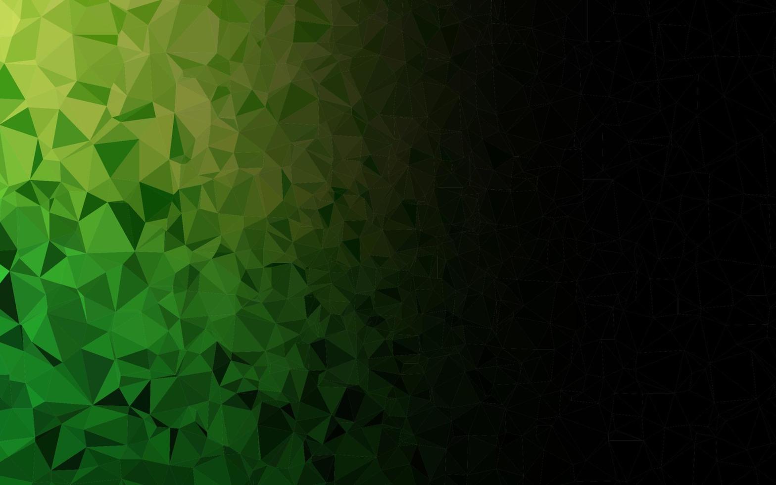 Light Green vector abstract polygonal texture.