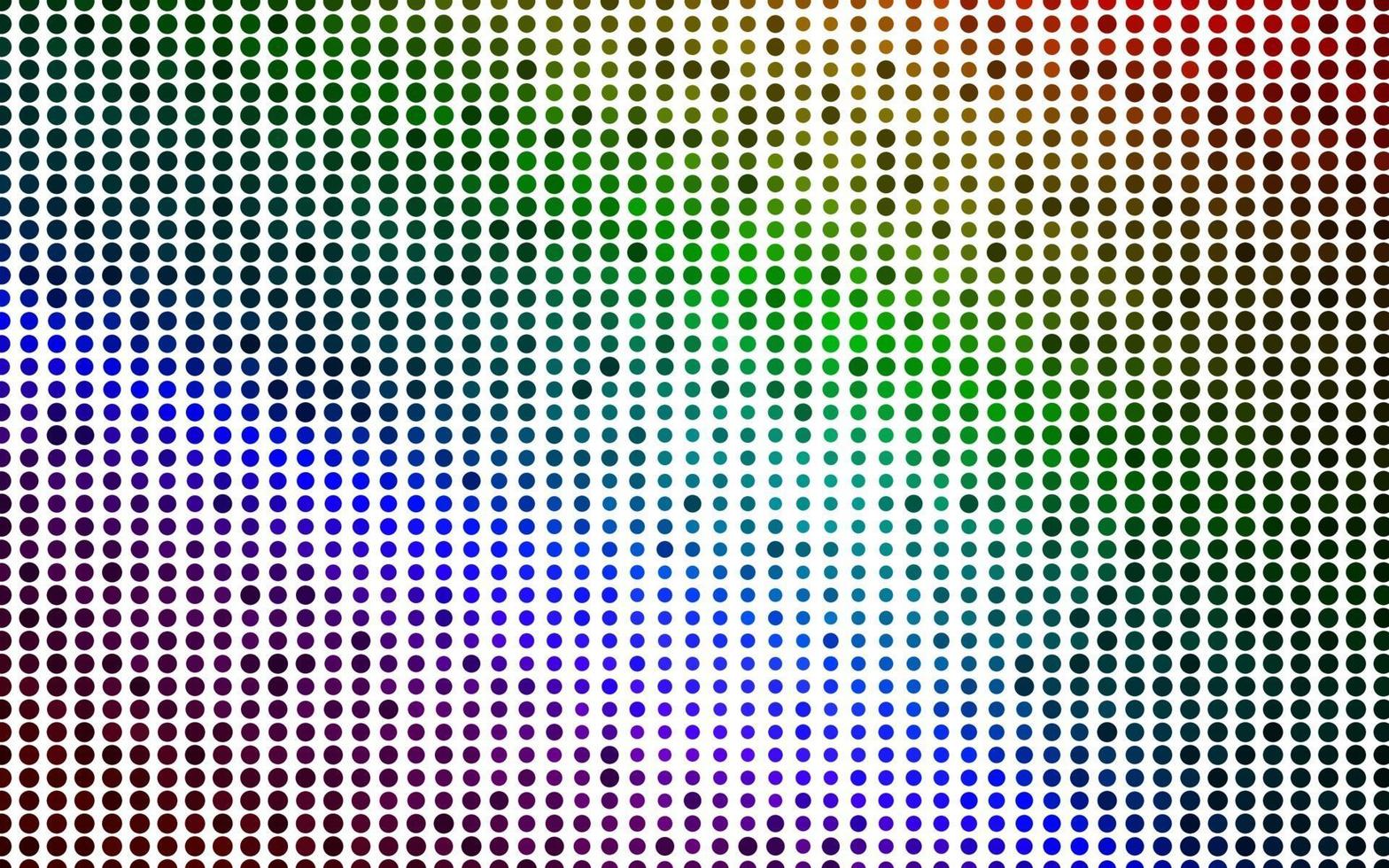 Light Multicolor, Rainbow vector layout with circle shapes.