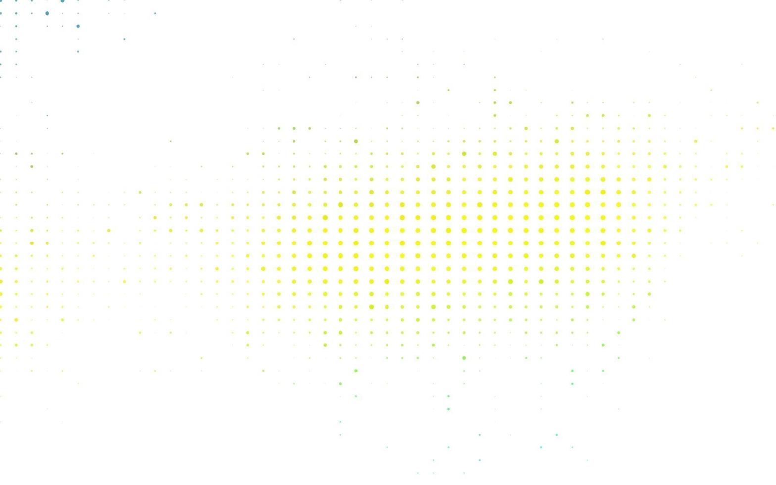 Light Green, Yellow vector texture with disks.