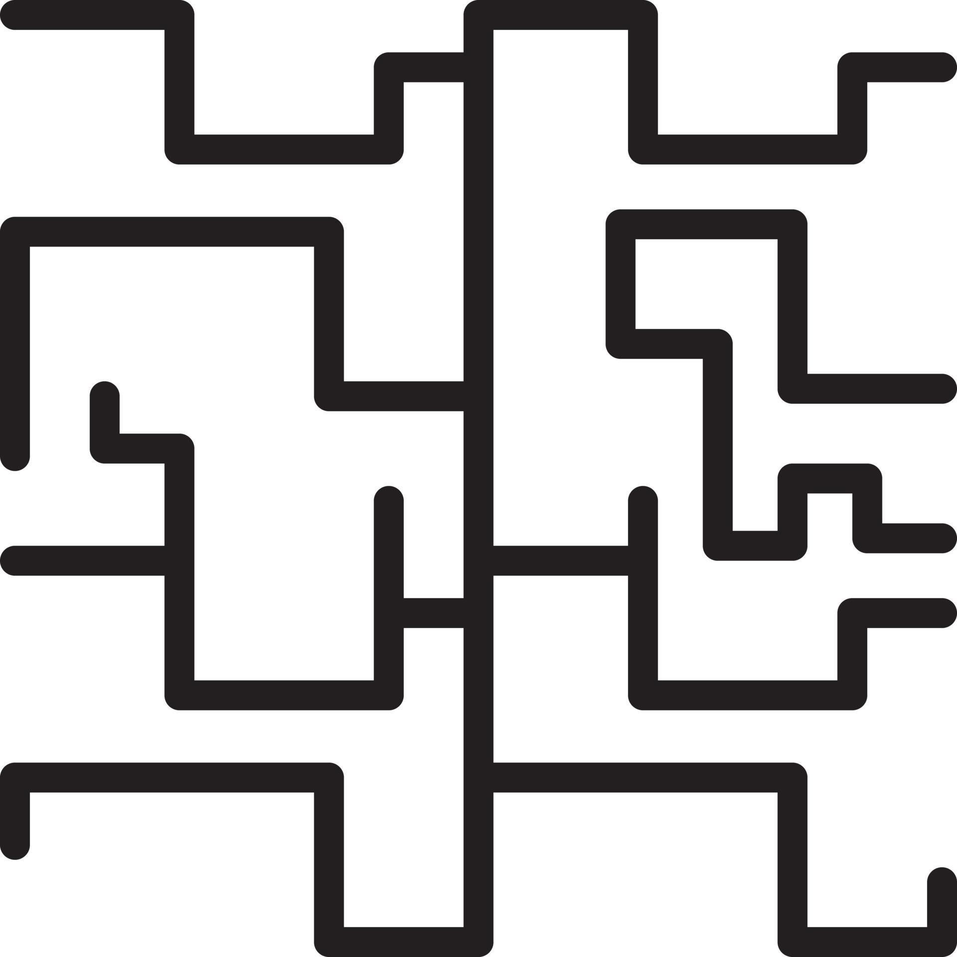 Line icon for patchwork 3329044 Vector Art at Vecteezy