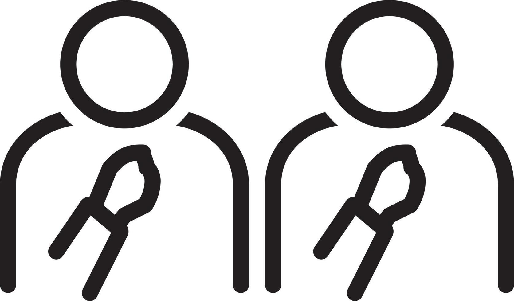 Line icon for ours vector